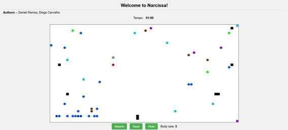 Snake game created using JavaScript